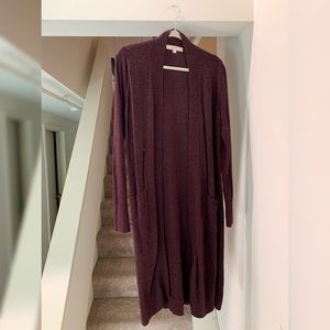 LOFT Pocket Open Duster Sweater